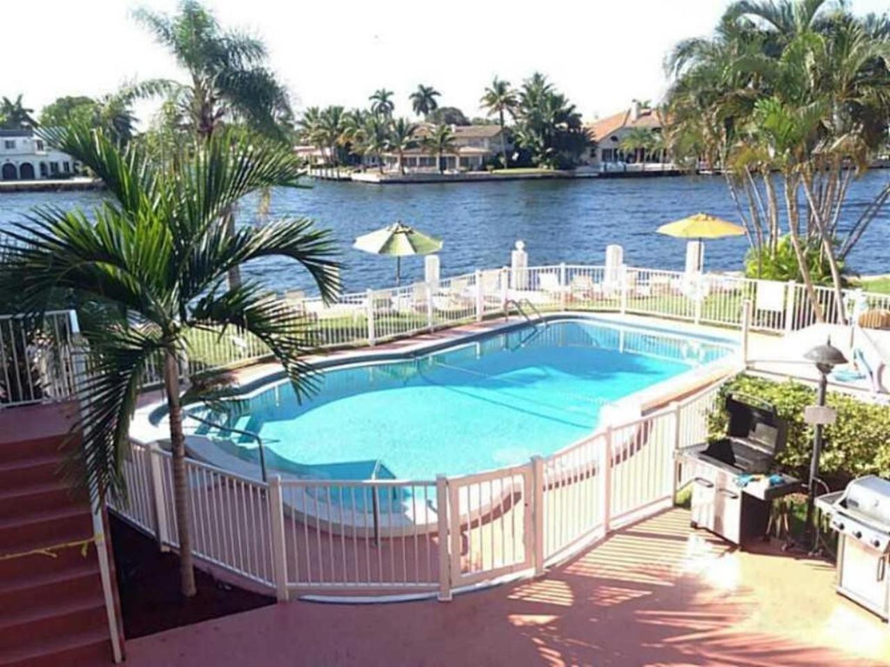 Studio Intracoastal Views! 5 Min Walk To The Beach Villa Pompano Beach Dış mekan fotoğraf