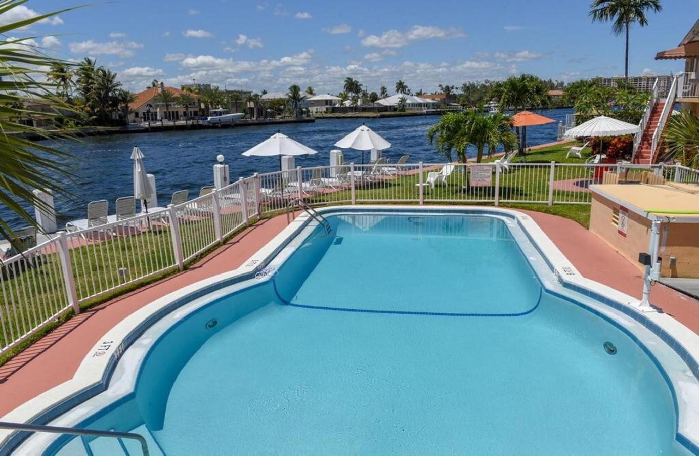 Studio Intracoastal Views! 5 Min Walk To The Beach Villa Pompano Beach Dış mekan fotoğraf