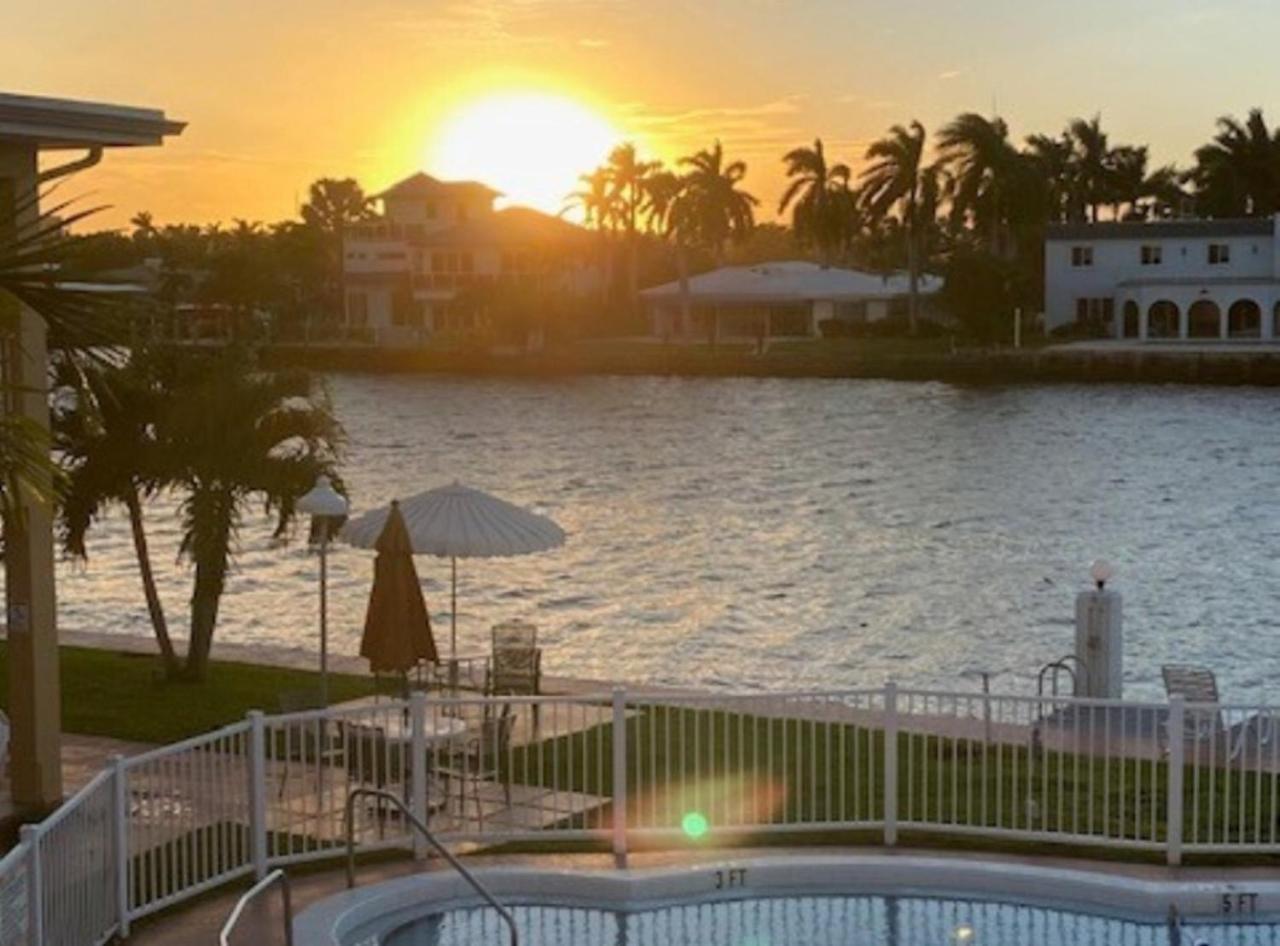 Studio Intracoastal Views! 5 Min Walk To The Beach Villa Pompano Beach Dış mekan fotoğraf