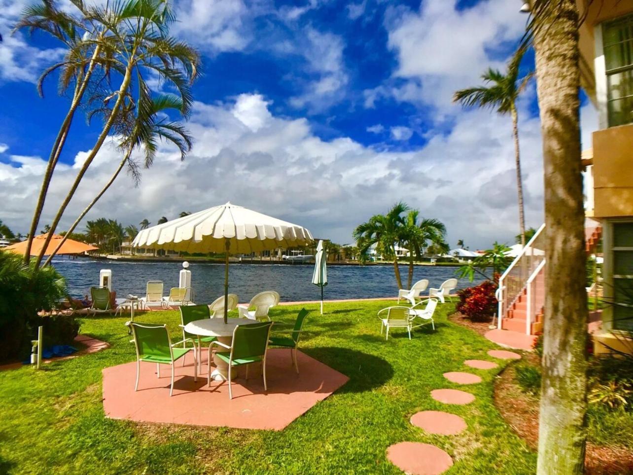 Studio Intracoastal Views! 5 Min Walk To The Beach Villa Pompano Beach Dış mekan fotoğraf